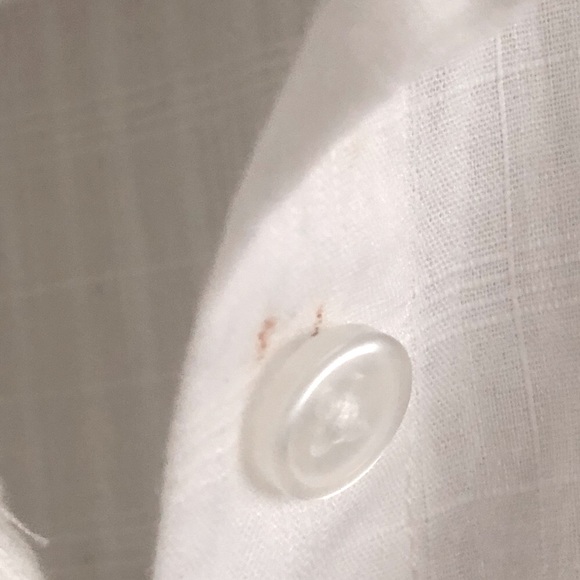 KAREN-SCOTT Petites 3/4 White Oxford Shirt - Picture 9 of 16